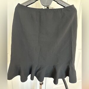 Celine Classic Black Wool Blend Skirt vintage